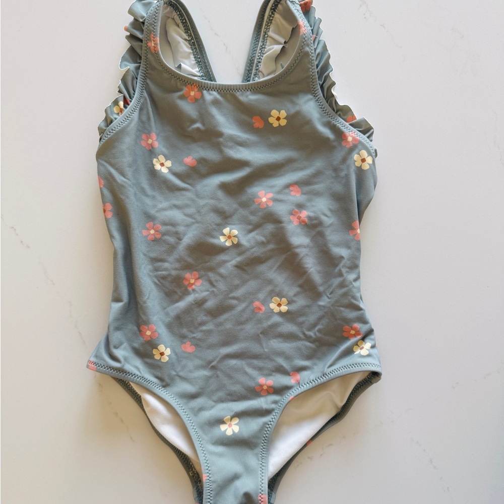 Miles the Label Toddler Floral Swimsuit